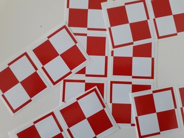 AIR CHECKBOARD ПОЛЬША Наклейки RP 2 шт. ДА12