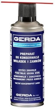 Preparat GERDA do konserwacji wkładek zamków 400ml
