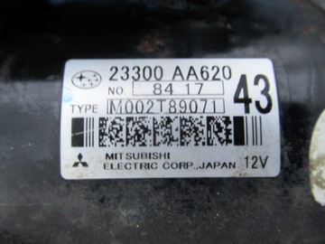 STARTÉR 23300AA620 SUBARU OUTBACK 4 IV 2.0 D