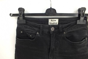 Acne Studios Pin Used Black spodenki damskie 27 S