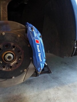 НАКЛЕЙКА НА ТОРМОЗНОЙ СУППОРТ AUDI SPORT BIG BRAKE Hi-TEMP, 8 лет