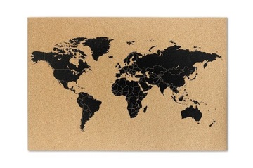 БОЛЬШАЯ ПРОБОВАЯ ДОСКА - КАРТА МИРА 60 x 40 см + БЕСПЛАТНЫЕ БУЛАВКИ
