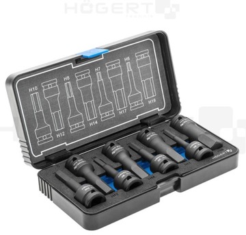 KLUCZE TRZPIENIOWE HEX, UDAROWE HT6R004 HOGERT