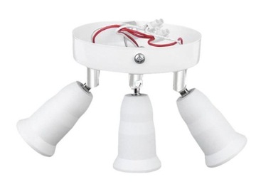 LAMPA SUFITOWA ŚCIENNA KINKIET OPRAWKA 3x E27