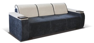 KANAPA sofa tapczan plusz welur aksamit + pojemnik