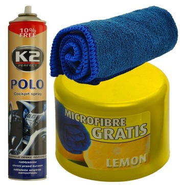 K2 Polo Cockpit CYTRYNA LEMON 750ML PLAK do kokpit