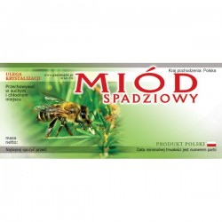 ETYKIETA na miód SPADZIOWY 100 szt etykiety spadź