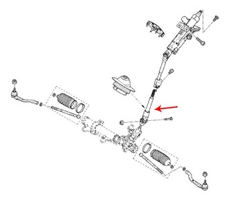 KŘIŽÁK SLOUPEC VOLANT TRAFIC II VIVARO ORIG.