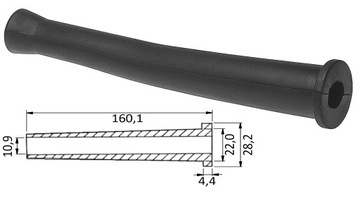 Odgiętka osłona na przewód Bosch Makita Celma 1601
