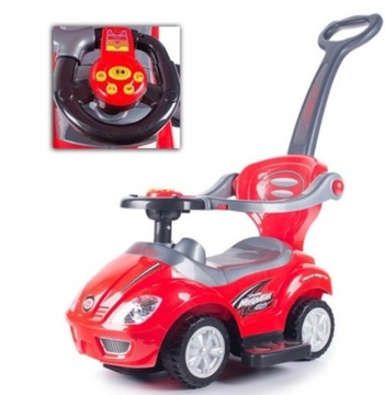 Jeździk Chodzik Pchacz DELUXE 3w1 GRAJĄCY