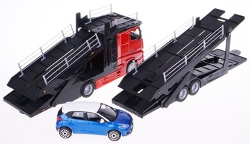 MERCEDES-BENZ ACTROS TIR LAWETA 1:43 RENAULT CAPTU