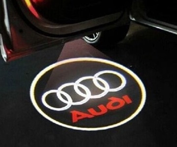 LOGO LED LAMPKI 2x DRZWI AUDI A6 C5 C6 C7 AUDI A6