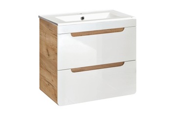 SZAFKA ŁAZIENKOWA Z UMYWALKĄ ARUBA 60CM