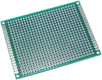Płytka Dwustronna Prototypowa 60x80 mm 6x8 cm PCB