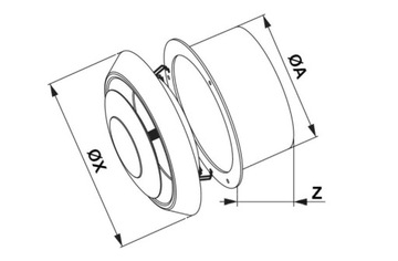АНЕМОСТАТ 100 СЕТКА ВЫПУСКНОГО КЛАПАН, БЕЛЫЙ
