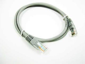 kabel sieciowy patch cord RJ45 UTP 1,0m skrętka