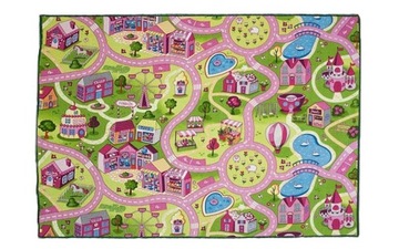 DYWANY 100X150 DYWAN DLA DZIECKA FARMA CITY ULICE