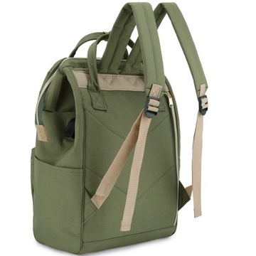 Himawari 9001 USB зеленый женский школьный рюкзак