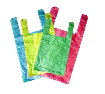 REKLAMÓWKI ZRYWKI HDPE R5 25x45cm (100) RED PLAST