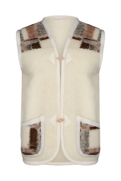 ТЕПЛЫЙ ЖИЛЕТ ИЗ 100% МЕРИНОСОВОЙ ШЕРСТИ, размер XL