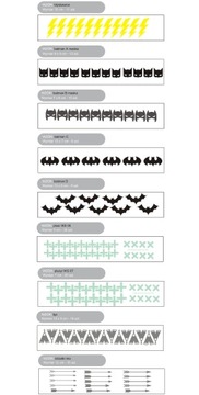 Наклейки на стены в виде сердечек и капель облаков