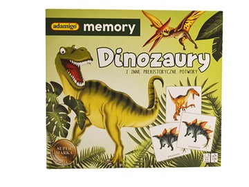 Memory DINOZAURY I Prehistoryczne Potwory Adamigo