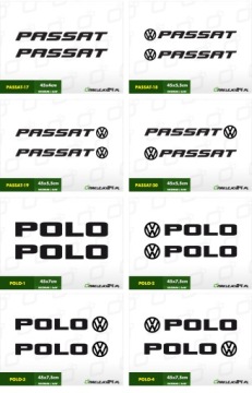 2 наклейки VW GOLF PASSAT VR6 R32 Наклейка GTI