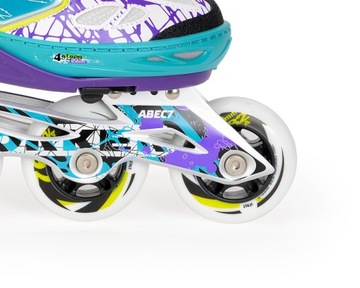 Регулируемые роликовые коньки WORKER Fizzo ABEC-7, размер L
