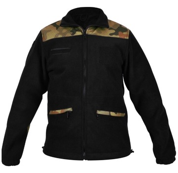 Флисовая толстовка с камуфляжным принтом в стиле милитари под тканью Gore-Tex толщиной XXXL