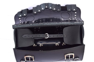 KUFER SKÓRZANY MOTOCYKLOWY KUFER ZE SKÓRY 241 ABC