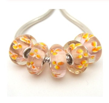 CHARMS ZAWIESZKA KORALIK SZKŁO MURANO BEADS