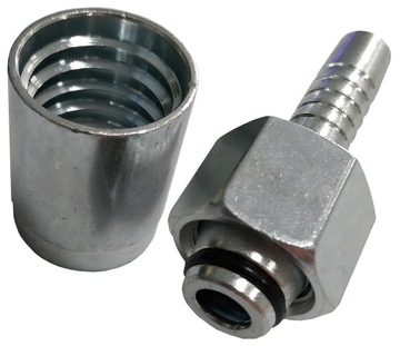 5x ZAKUWKA PROSTA ORING M22 Z TULEJĄ DN13 - 1/2'