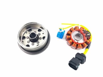 ЗАЖИГАНИЕ, СТАТОРНАЯ ОБМОТКА, МАГНИТНОЕ КОЛЕСО PIAGGIO 200
