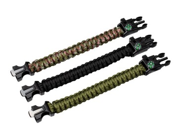 Браслет выживания 5 в 1 Paracord Firestarter BR003