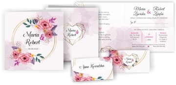 Карточки-места на свадебный стол, 4 шт.