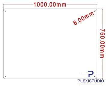 АНТИВИРУСНАЯ КРЫШКА, ЗАЩИТНОЕ СТЕКЛО 100x75 PLEXI