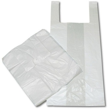 Reklamówki 40x80cm 100szt. Zrywki Poniżej 15 mikr.