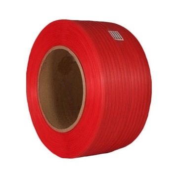 Taśma PP 12 mm 0,60 2500m polipropylenowa czerwona