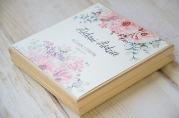 Приглашение на свадьбу для родителей в коробке /10 шт.