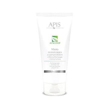MASKA OCZYSZCZAJĄCA APIS Z CZARNYM BŁOTEM 200ml