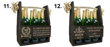 КОРОБКА ДЛЯ ПИВА С ГРАВИРОВКОЙ ПОДАРОК ​​НА ДЕНЬ РОЖДЕНИЯ