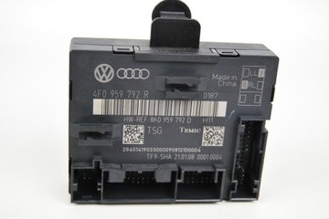 Sterownik drzwi prawy przód Audi A6 Q7 4F0959792R