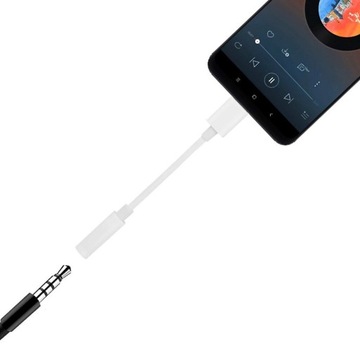 Adapter Przejściówka z USB-C na Mini Jack 3.5mm