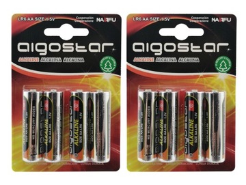 BATERIE ALKALICZNE AIGOSTAR AA R6 LR06 8szt