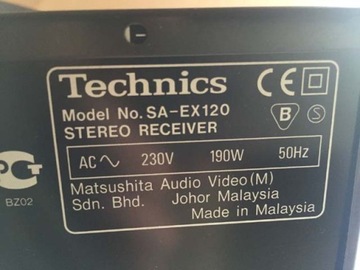 SA-EX120 Technics AV Control Stereo