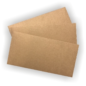KOPERTA EKO KRAFT BRĄZOWA DL HK 80g - 100 szt.