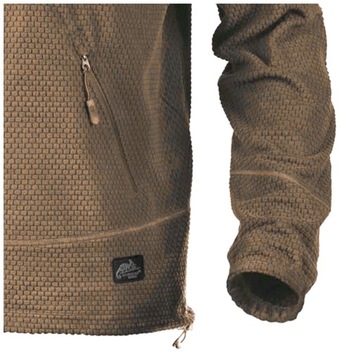 Bluza Męska Polarowa Helikon Alpha Tactical Polar Ciepły Fleece Coyote M
