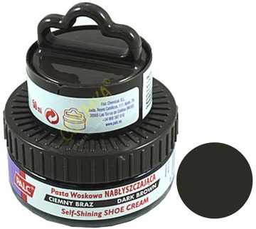 PALC PASTA KREM WOSKOWY SKÓR BUTÓW BRĄZOWY CIEMNY