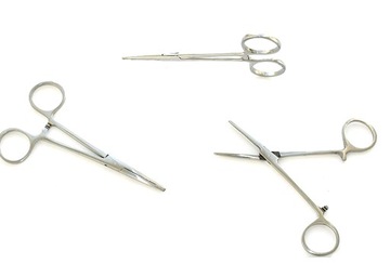 Szczypce Zaciskowe Stal Chirurgiczna 13 cm.