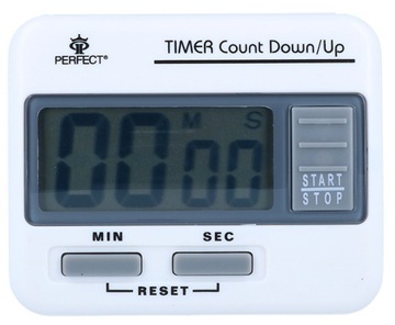 MINUTNIK CYFROWY LCD timer alarm stoper magnes + BATERIA GRATIS